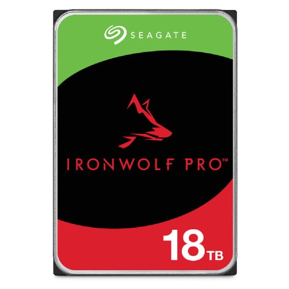 Seagate IronWolf Pro ST18000NT001 disque dur 3.5" 18 To 18 TB, SATA 6Gb/s, 26.11 x 101.85 x 146.99 mm, 670 g  (ST18000NT001)