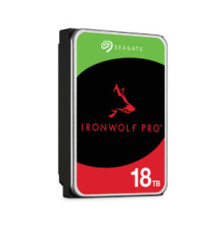 Seagate IronWolf Pro ST18000NT001 disque dur 3.5" 18 To 18 TB, SATA 6Gb/s, 26.11 x 101.85 x 146.99 mm, 670 g  (ST18000NT001)