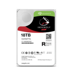 Seagate IronWolf Pro ST18000NT001 disque dur 3.5" 18 To 18 TB, SATA 6Gb/s, 26.11 x 101.85 x 146.99 mm, 670 g  (ST18000NT001)