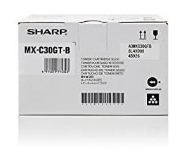 Sharp MXC30GTB Cartouche de toner 1 pièce(s) Original Noir (MX-C30GTB)