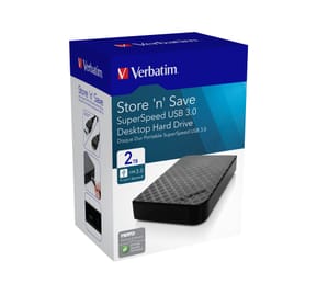 Verbatim Store 'n' Save 2 To USB 3.0 Store 'n' Save, 2TB, USB 3.0  (47683) — image 8