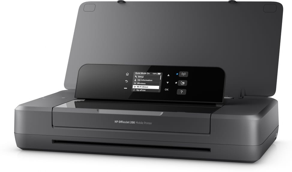 HP Officejet Imprimante portable 200, Couleur, Imprimante pour Petit bureau, Imprimer, Impression sur façade par port USB — image 2