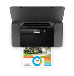 HP Officejet Imprimante portable 200, Couleur, Imprimante pour Petit bureau, Imprimer, Impression sur façade par port USB