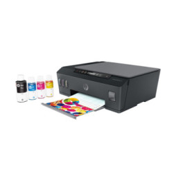 HP Smart Tank Plus Imprimante Tout-en-un sans fil 555, Couleur, Imprimante pour Domicile, Impression, numérisation, copie,