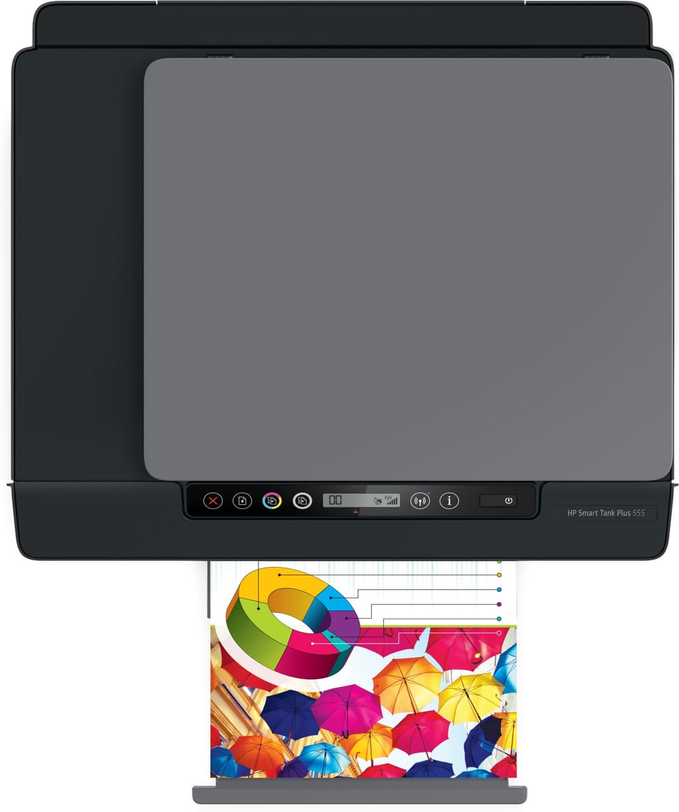 HP Smart Tank Plus Imprimante Tout-en-un sans fil 555, Couleur, Imprimante pour Domicile, Impression, numérisation, copie, — image 3