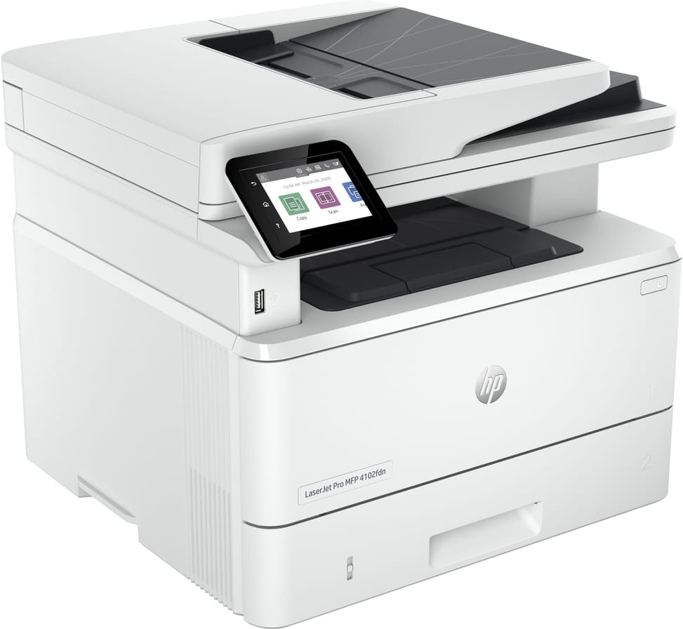HP LaserJet Pro Imprimante MFP 4102fdn, Noir et blanc, Imprimante pour Petites/moyennes entreprises, Impression, copie, scan, — image 3
