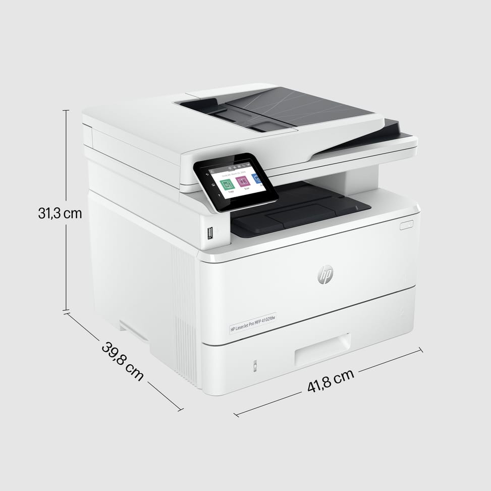 HP LaserJet Pro Imprimante MFP 4102fdw, Noir et blanc, Imprimante pour Petites/moyennes entreprises, Impression, copie, scan, — image 4