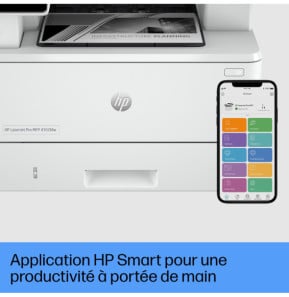 HP LaserJet Pro Imprimante MFP 4102fdw, Noir et blanc, Imprimante pour Petites/moyennes entreprises, Impression, copie, scan,