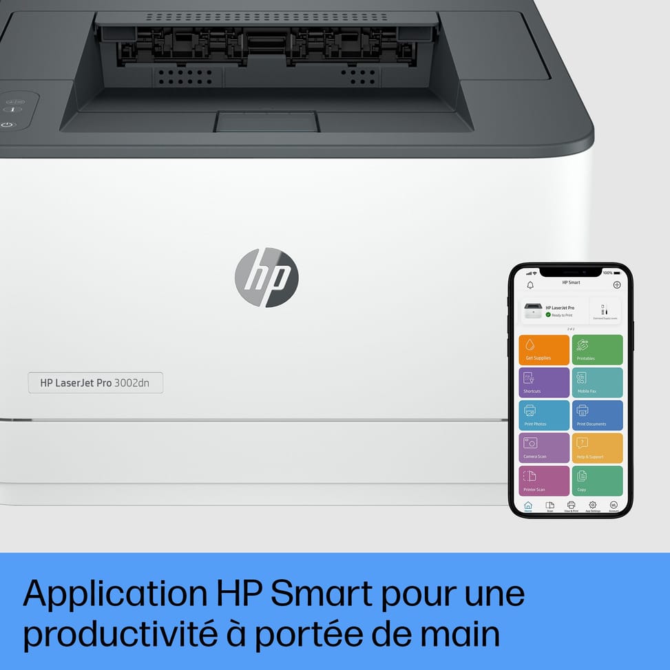 HP LaserJet Pro Imprimante 3002dn, Noir et blanc, Imprimante pour Petites/moyennes entreprises, Imprimer, Sans fil, Imprimer — image 8