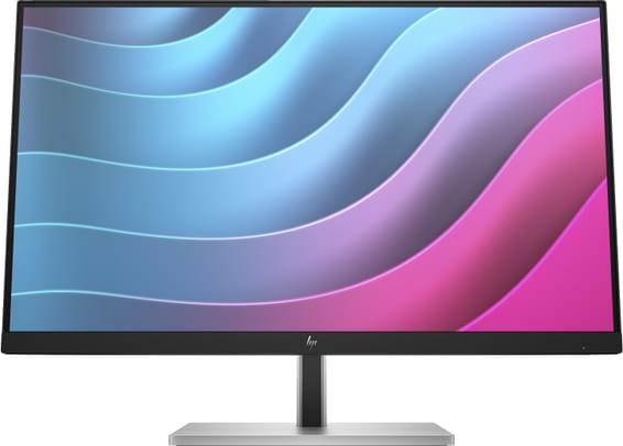 HP E-Series E24 G5 écran plat de PC 60,5 cm (23.8") 1920 x 1080 pixels Full HD LED Argent, Noir (6N6E9AA)