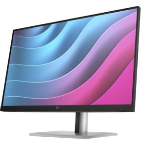 HP E-Series E24 G5 écran plat de PC 60,5 cm (23.8") 1920 x 1080 pixels Full HD LED Argent, Noir (6N6E9AA)