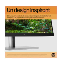 HP E-Series E24 G5 écran plat de PC 60,5 cm (23.8") 1920 x 1080 pixels Full HD LED Argent, Noir (6N6E9AA)