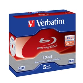 Verbatim 43615 disque vierge Blu-Ray BD-RE 25 Go 5 pièce(s) BD-RE SL 25GB 2x 5 Pack Jewel Case  (43615) — image 2