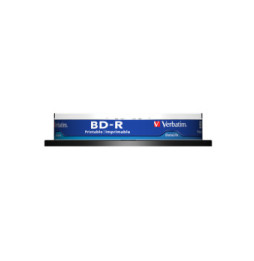 Verbatim Datalife 6x BD-R 25 Go 10 pièce(s) BD-R SL Datalife 25GB 6x Wide Inkjet Printable 10 Pack Spindle  (43804)