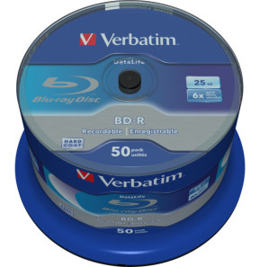Verbatim Datalife 6x BD-R 25 Go 50 pièce(s) BD-R SL Datalife 25GB 6x 50 Pack Spindle  (43838)