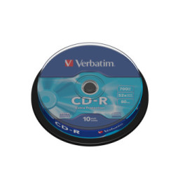 Verbatim CD-R Extra Protection 700 Mo 10 pièce(s) CD-R Extra Protection, 700MB, 52x  (43437)