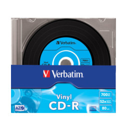 Verbatim CD-R AZO Data Vinyl 700 Mo 10 pièce(s) CD-R AZO Data Vinyl, 700MB, 52x  (43426)