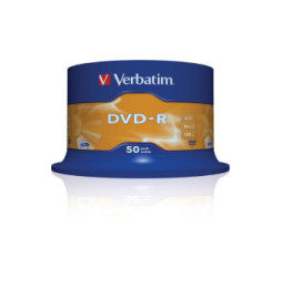 Verbatim DVD-R Matt Silver 4,7 Go 50 pièce(s) DVD-R Matt Silver, 16x, 50pcs  (43548)