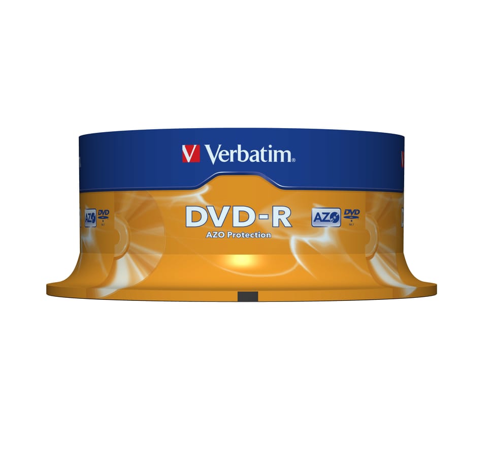 Verbatim 43667 4,7 Go DVD-R 25 pièce(s) DVD-R Matt Silver, 16x  (43522) — image 2