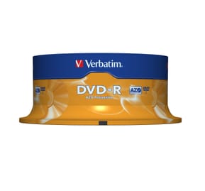 Verbatim 43667 4,7 Go DVD-R 25 pièce(s) DVD-R Matt Silver, 16x  (43522) — image 2