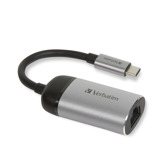 Verbatim 49146 station d'accueil USB 3.2 Gen 1 (3.1 Gen 1) Type-C Noir, Argent (49146)