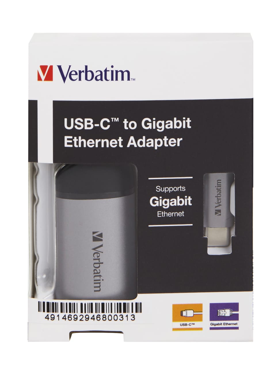 Verbatim 49146 station d'accueil USB 3.2 Gen 1 (3.1 Gen 1) Type-C Noir, Argent (49146) — image 2