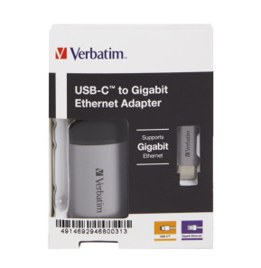 Verbatim 49146 station d'accueil USB 3.2 Gen 1 (3.1 Gen 1) Type-C Noir, Argent (49146)
