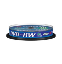 Verbatim DVDVER00072B DVD-RW Matt Silver 4x, 10pcs  (43552)