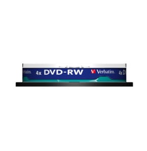 Verbatim DVDVER00072B DVD-RW Matt Silver 4x, 10pcs  (43552)