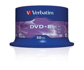 Verbatim VB-DPR47S3A DVD+R Matt Silver, 50pcs (43550)