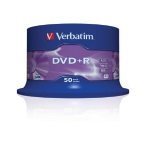 Verbatim VB-DPR47S3A DVD+R Matt Silver, 50pcs  (43550)