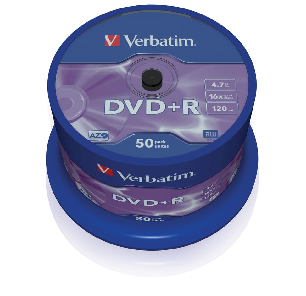 Verbatim VB-DPR47S3A DVD+R Matt Silver, 50pcs  (43550) — image 2