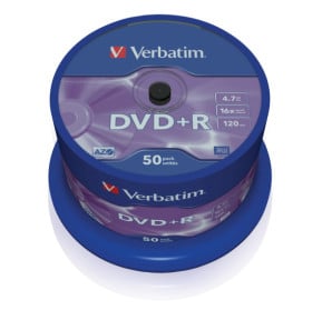 Verbatim VB-DPR47S3A DVD+R Matt Silver, 50pcs  (43550)