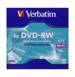Verbatim VB-DMW44JC DVD-RW Matt Silver 4x, 5pcs  (43285)