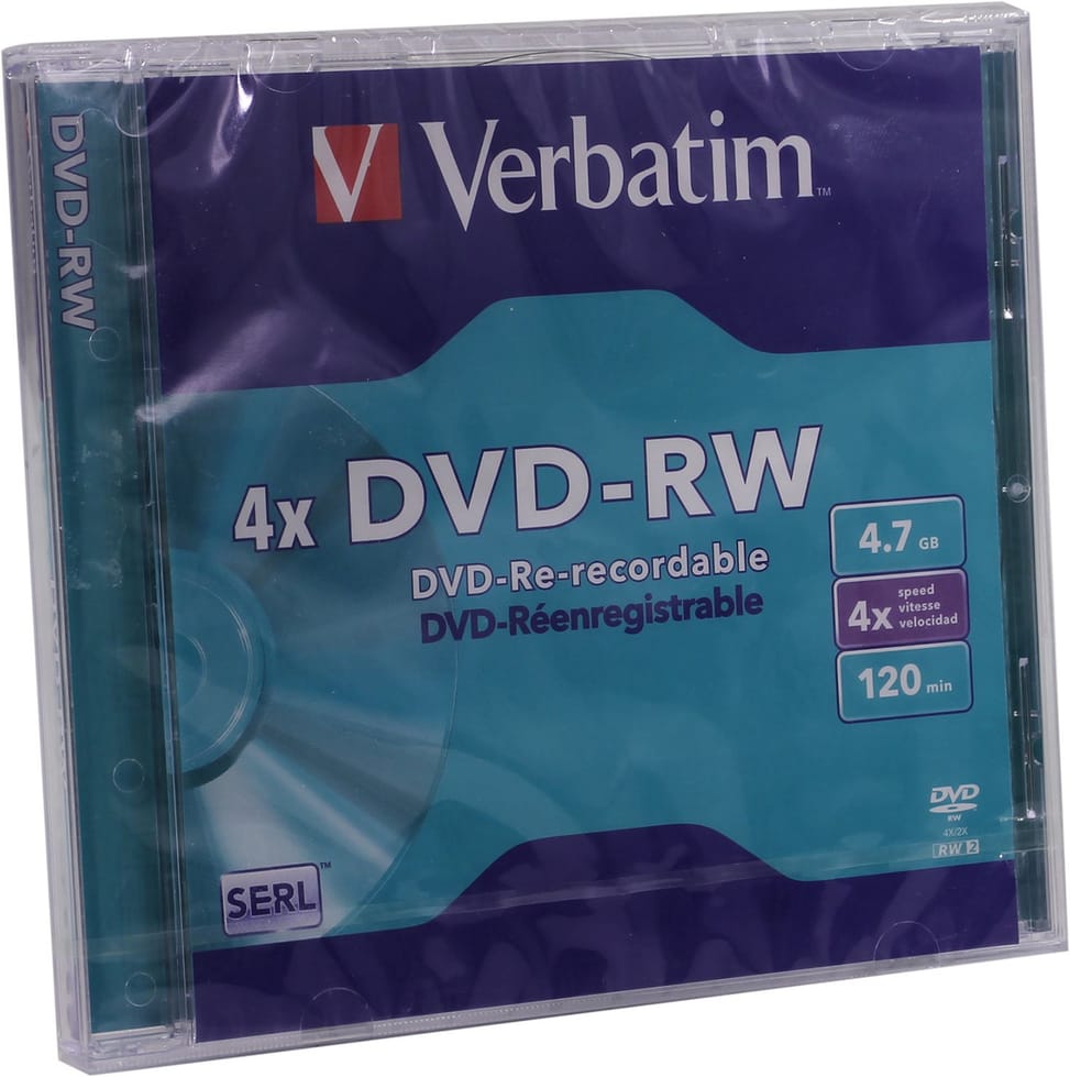 Verbatim VB-DMW44JC DVD-RW Matt Silver 4x, 5pcs  (43285) — image 2