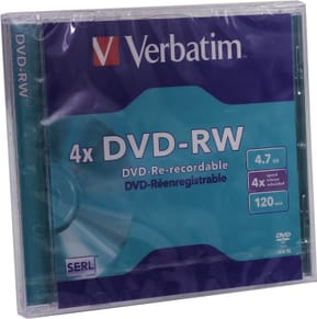 Verbatim VB-DMW44JC DVD-RW Matt Silver 4x, 5pcs  (43285) — image 2