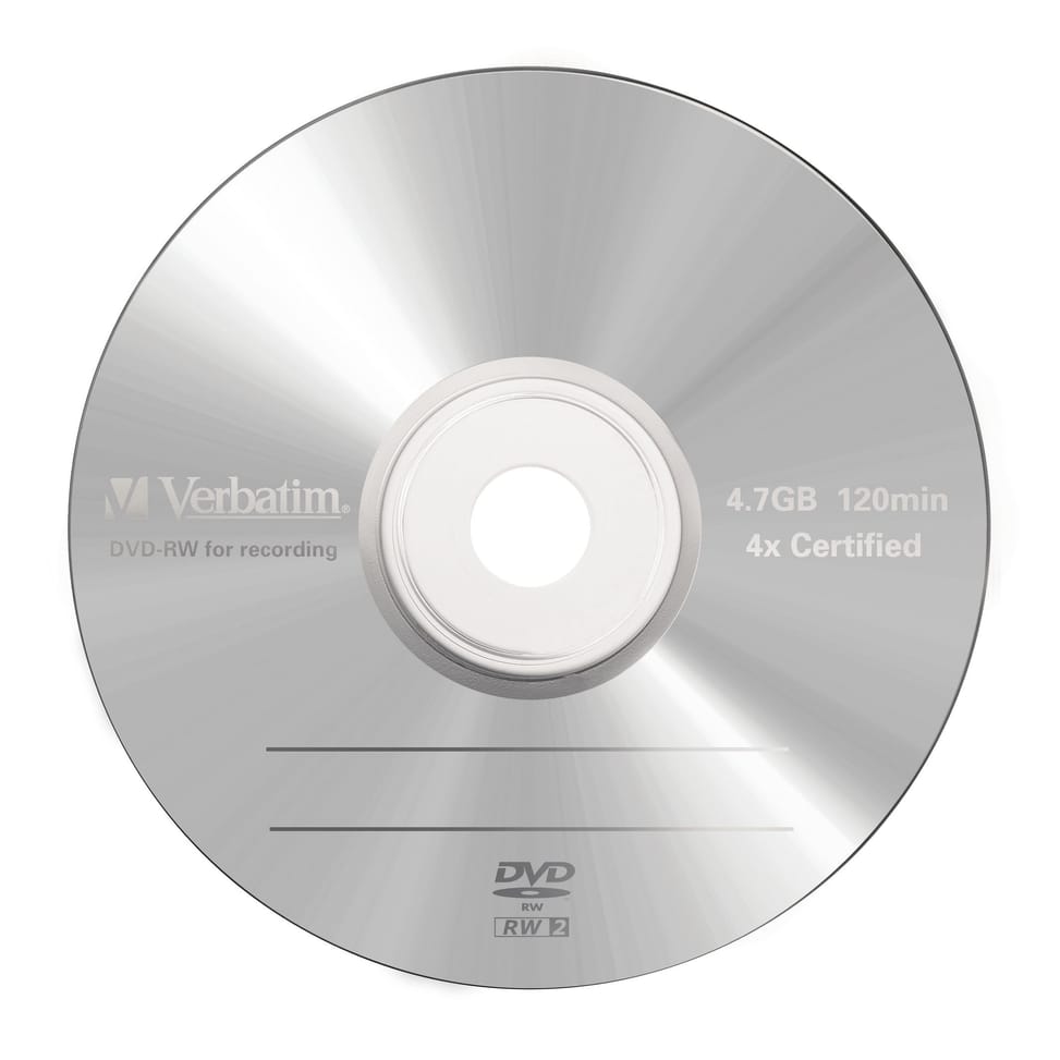 Verbatim VB-DMW44JC DVD-RW Matt Silver 4x, 5pcs  (43285) — image 4