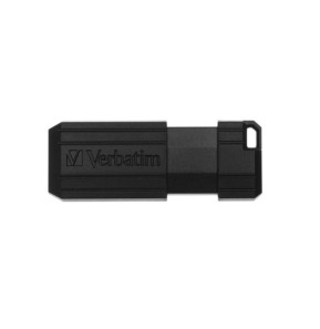 Verbatim Micro-clé USBPinStripe de 8 Go - noire PinStripe, USB 2.0, 8 GB, Noire  (49062)