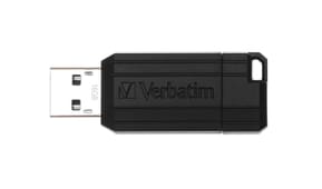 Verbatim Micro-clé USBPinStripe de 16 Go - noire Micro-clé USB PinStripe de 16 Go - noire  (49063)