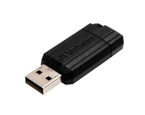 Verbatim Micro-clé USBPinStripe de 32 Go - noire Micro-clé USB PinStripe de 32 Go - noire  (49064) — image 2