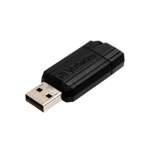 Verbatim Micro-clé USBPinStripe de 32 Go - noire Micro-clé USB PinStripe de 32 Go - noire  (49064)