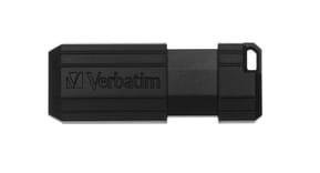Verbatim Micro-clé USBPinStripe de 32 Go - noire Micro-clé USB PinStripe de 32 Go - noire  (49064) — image 3