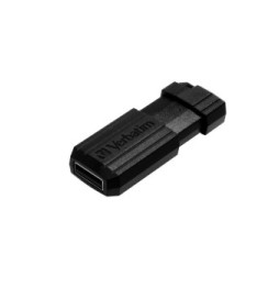 Verbatim Micro-clé USBPinStripe de 64 Go - noire Micro-clé USB PinStripe de 64 Go - noire  (49065)