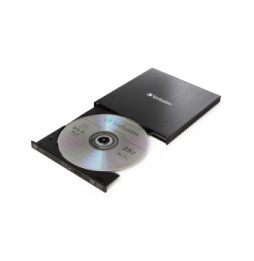 Verbatim External Slimline lecteur de disques optiques Blu-Ray RW Noir (43890)