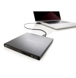 Verbatim External Slimline lecteur de disques optiques Blu-Ray RW Noir (43890)