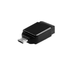 Verbatim Clé NANO USB 16 Go avec adaptateur Micro USB Store' n' Go Nano, USB 2.0, 16GB  (49821)