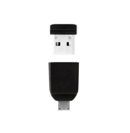 Verbatim Clé NANO USB 16 Go avec adaptateur Micro USB Store' n' Go Nano, USB 2.0, 16GB  (49821)