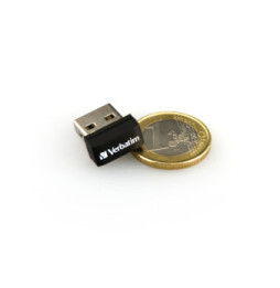 Verbatim Clé NANO USB Store 'n' Stay 16 Go Store 'n' Stay Nano, USB 2.0, 16GB  (97464)