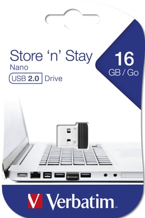 Verbatim Clé NANO USB Store 'n' Stay 16 Go Store 'n' Stay Nano, USB 2.0, 16GB  (97464) — image 8