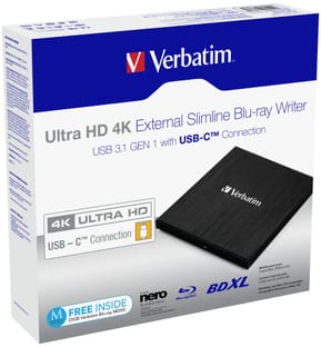 Verbatim 43888 lecteur de disques optiques Blu-Ray DVD Combo Noir (43888) — image 5
